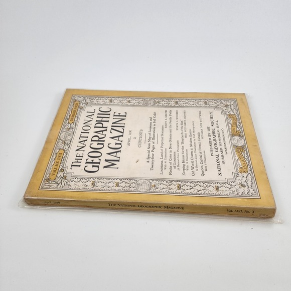 National Geographic Magazine April 1930 No  Insert - Picture 3 of 3